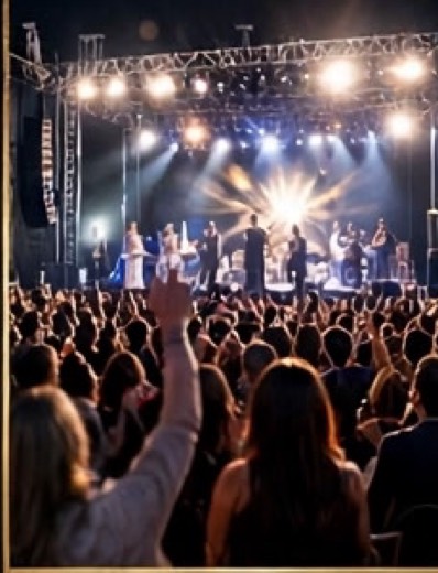 Crowd at a live concert